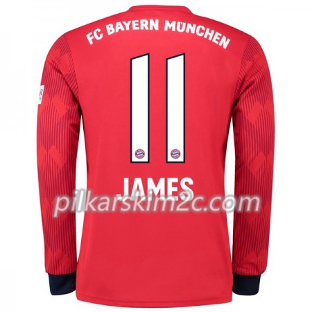 Koszulka Bayern Monachium James 11 Główna 2018-2019 - Koszulki Piłkarskie(L/S)